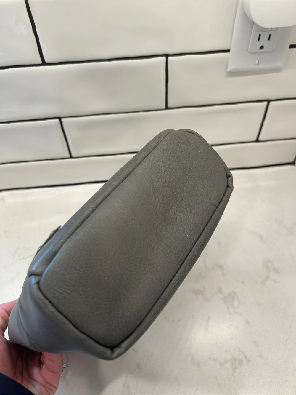 Itzy Ritzy Insulated Bottle Bag Grayson Textured Front Panel